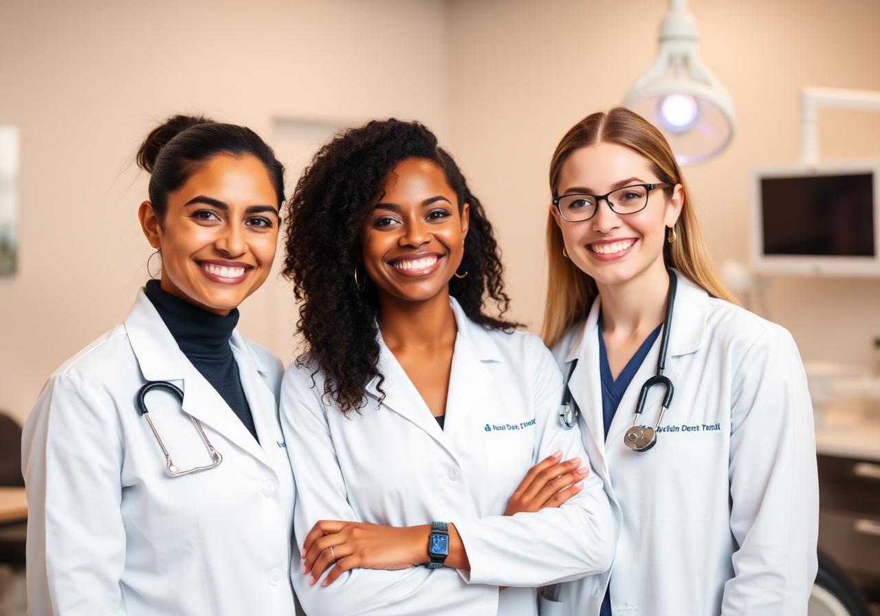 Equipe de dentistas da L&M Odontologia